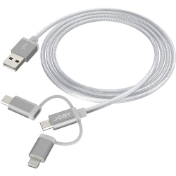 JOBY JB01818 - Kabel ChargeSync 3w1 1,2m Space Grey